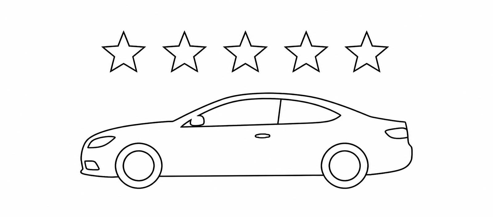 Detailer shaking hands with a happy customer beside a freshly detailed car